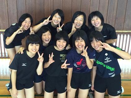 女子バレーボール部